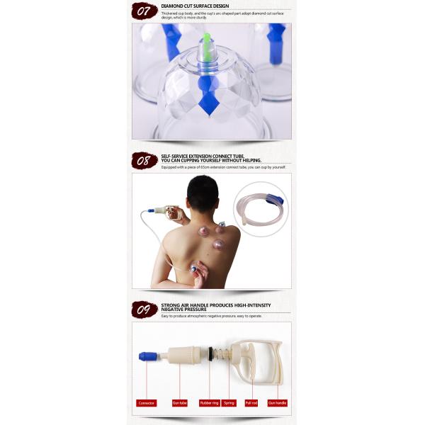 Thick Cupping Wall 32pcs Health Medical Massager Vacuum Suction Hijama Cups Cupping Set