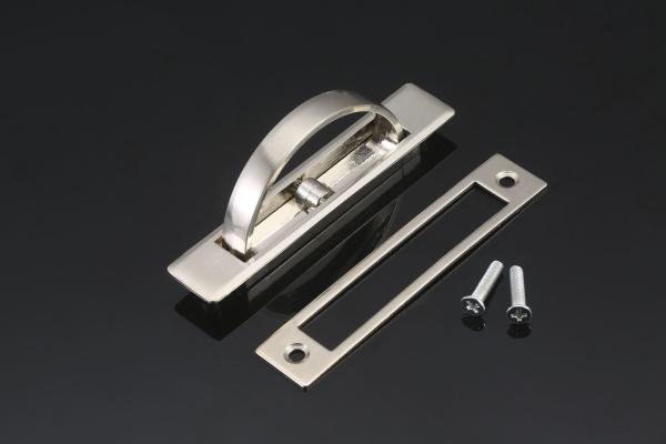 Rustproof Stainless Wardrobe Hardware Fittings Door Handle Zinc Plating