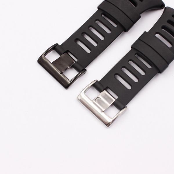 Faixa de relógio ajustável luxuosa da correia de borracha 34mm da faixa de relógio dos homens 20g