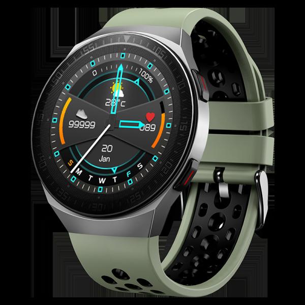 3D Round Shape Smartwatch ROHMS Digital Heart Rate Watch Blood Pressure Pedometer Wrist