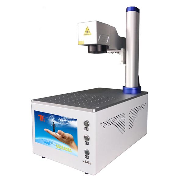 Продвижение Кантонской ярмарки Мини портативный 20W 30W Raycus Fiber Laser Marker