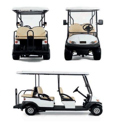 6 Person Electric Car Golf Cart , Battery Operated Golf Buggy High Performance