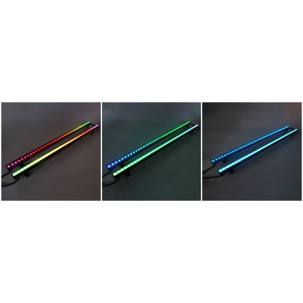 IP65-rated 1000x27x25mm DC24V DMX512 RGB LED Pixel Bar Light