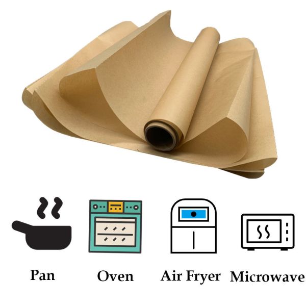 60 X 60cm Parchment Paper Sheet 40gsm Greaseproof Heat Resistant Silicon Paper