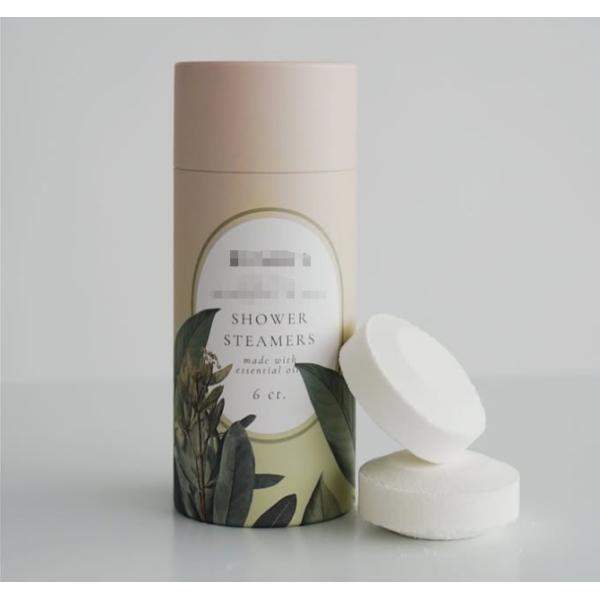 Récipient en tube de papier pour boisson en poudre de grains de café naturels Boîte à thé en papier rond Tube pour emballage de thé