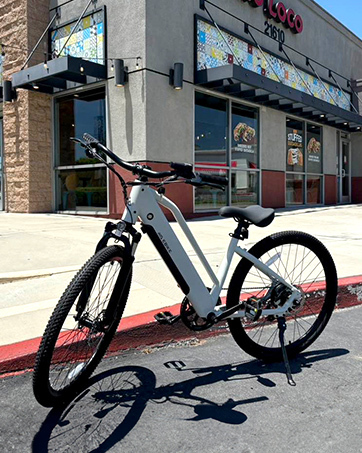 C622 500W Electric City Bike 48V Lithium Electric Mountain Bike with Lithium Battery Carbon Steel Frame 7-Speed Brushless Motor