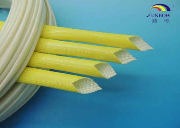 Insulation Acrylic Fiberglass Sleeving / Fiber Glass Wire Sleeve for Electrical Lamp