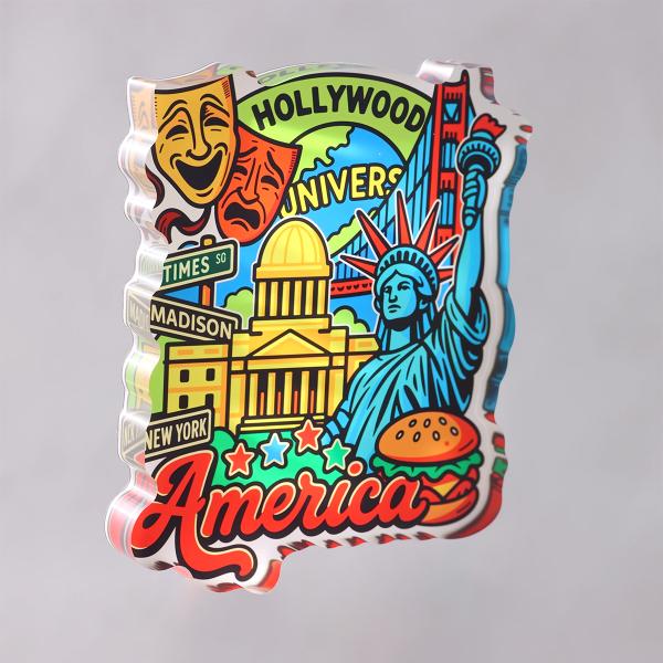 Promotional Custom Acrylic Magnets – Anime Design Fridge Magnets Printed for Wholesale Souvenir & Gift