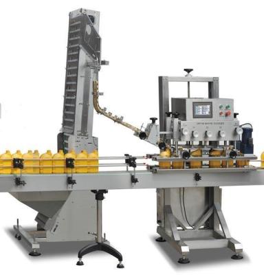 Npack Máquina automática de tampa de garrafas de plástico para tampa de parafuso de garrafas de vidro