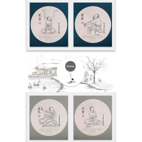 Стеклянный набор экрана зеркала меридианов офиса 14 диаграммы стены иглоукалывания украшения 65x95cm