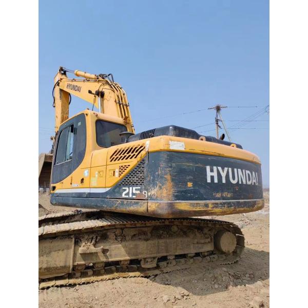 Подержанный Hyundai 215-9s экскаватор строительное оборудование оснащенное двигателем Cummins