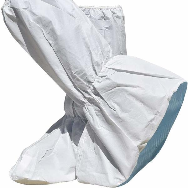 Durable Non Slip Protection Water Skid Resistant Booties Quality Disposable Polyethylene Microporous Boot Covers