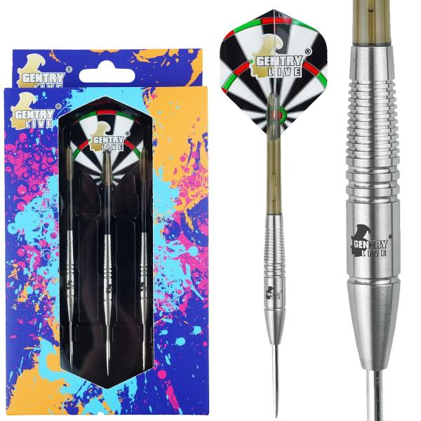 Gentry Live Customizable Steel Tungsten Darts Set