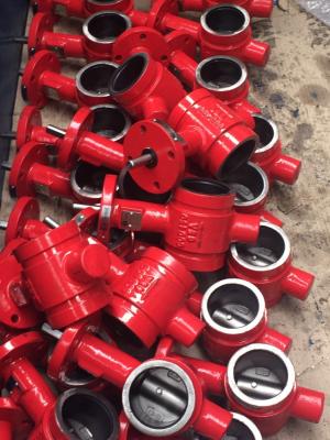 Grooved butterfly valve Gas Valve with Grooved Body Style and 20000 Pc/month Capacity