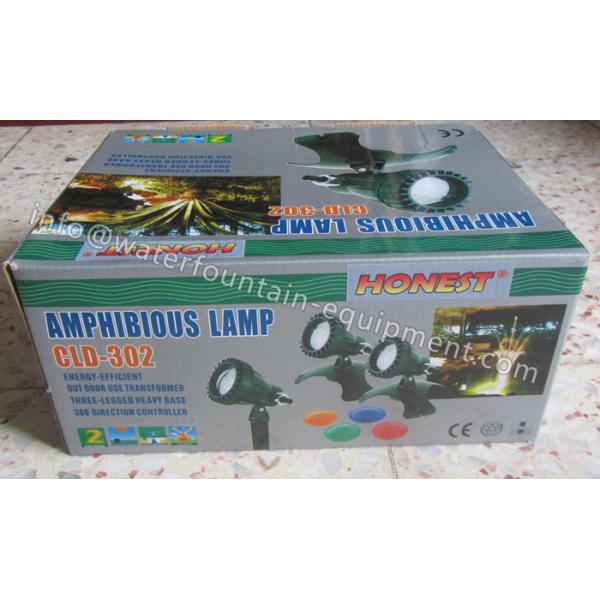 Garden Pond Plastic Waterproof Aquarium Lights With 3 LED Lights 3.6W