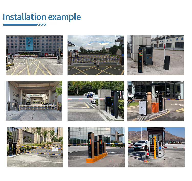 Parking System Swing Arm Barrier Gate Traffic Road Guardrail And Toll Gate Barrier