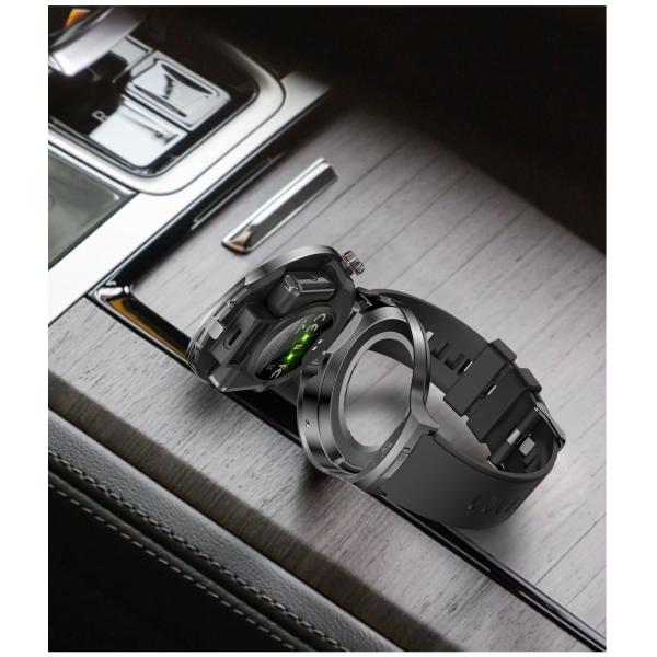 Reloj inteligente multifuncional 2 en 1 y auriculares inalámbricos