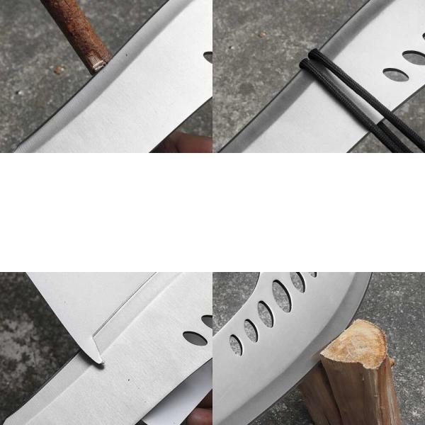 Polish Hunting Knife 44cm 3.5mm High Carbon Machete Plastic Handle Piercing