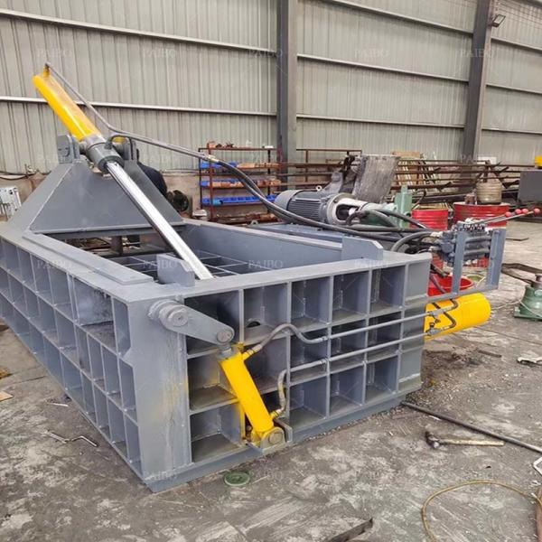 Automatic Metal Baler Machine for Scrap and Waste Packing 5000kg Weight Horizontal