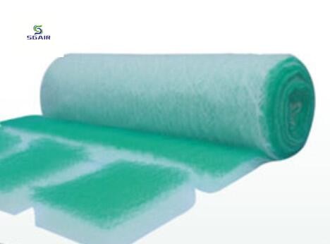 Spray Booth Medium Ceiling Filter Media With 600g/m Dust holding capacity