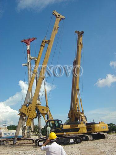 Torque 280kN.m dos equipamentos de perfuração giratória do chassi de DOOSAN com Max Hole Diameter 2500mm