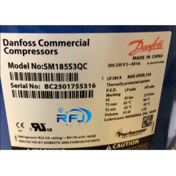 Компрессор СМ185С3КК рефрижерации переченя совершителя 60Хз Данфосс