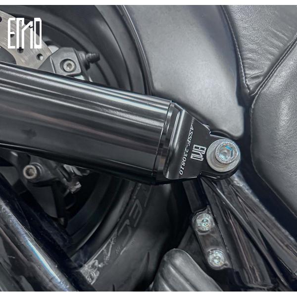 INCA AS006 Motorcycle Air Suspension Complete Kit Fitment V-Rod 03-17(Damping non-adjustable version)