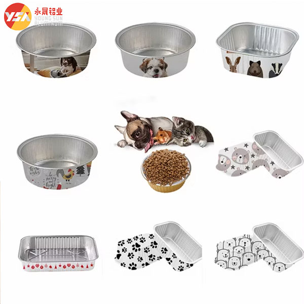 100ml 240ml 300ml Foil Food Containers For Pets​ Airtight​ Aluminum Foil Sealing Lids