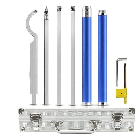8pcs Brushed Stainless Steel Wood Turning Chisels Tool Set ODM OEM