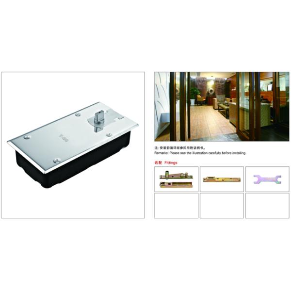 Floor Hinge T-98, color:black or blue, casting iron,  weight capacity 130kgs,