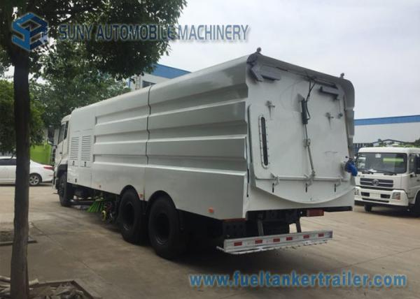 18000L Road Sweeper Truck Dongfeng Kinland Dust Suction Dry / Wet Road Sweeper Vacuum Truck