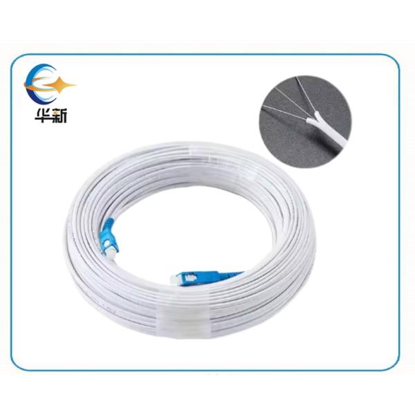 Pre-Connectorized Drop Cable SC LC UPC 1 2 Core Indoor/Outdoor FTTH Fiber Optic Patch Cord Connector 