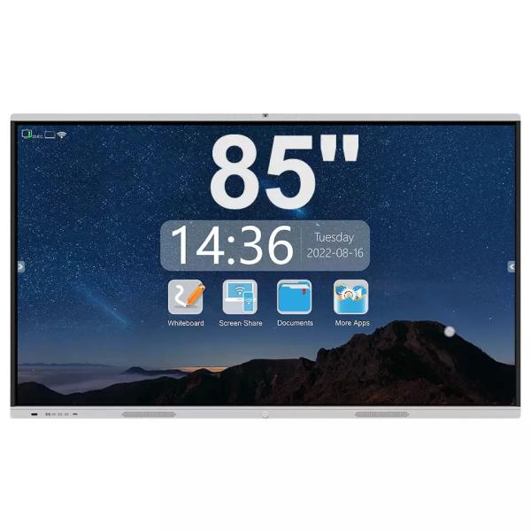 School 85 Inch 3840x2160 Touchscreen Smart Board Interactive Display