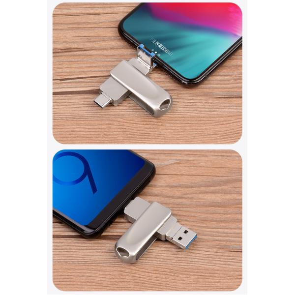 Серебряный Type C USB 3 в одном с разъемом USB 2.0 USB 3.0 и Type C