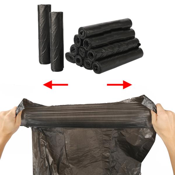 Gravure Printing Plastic Bin Liner Bags , Trash Garbage Bags Recyclable