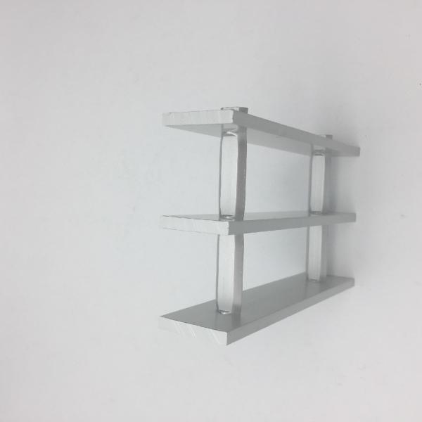 Building Material Silver Swage Plain Industrial 6063 Aluminum Floor Grating