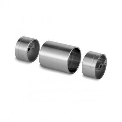 Conectores de madeira do corrimão de V2A V4A, 42.4mm conector reto de 180 graus