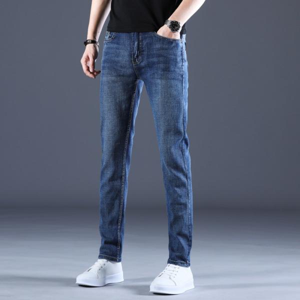 Comfortable and Stylish XMAMLON RTS Straight Fashion Jeans for Men in Regular Demin