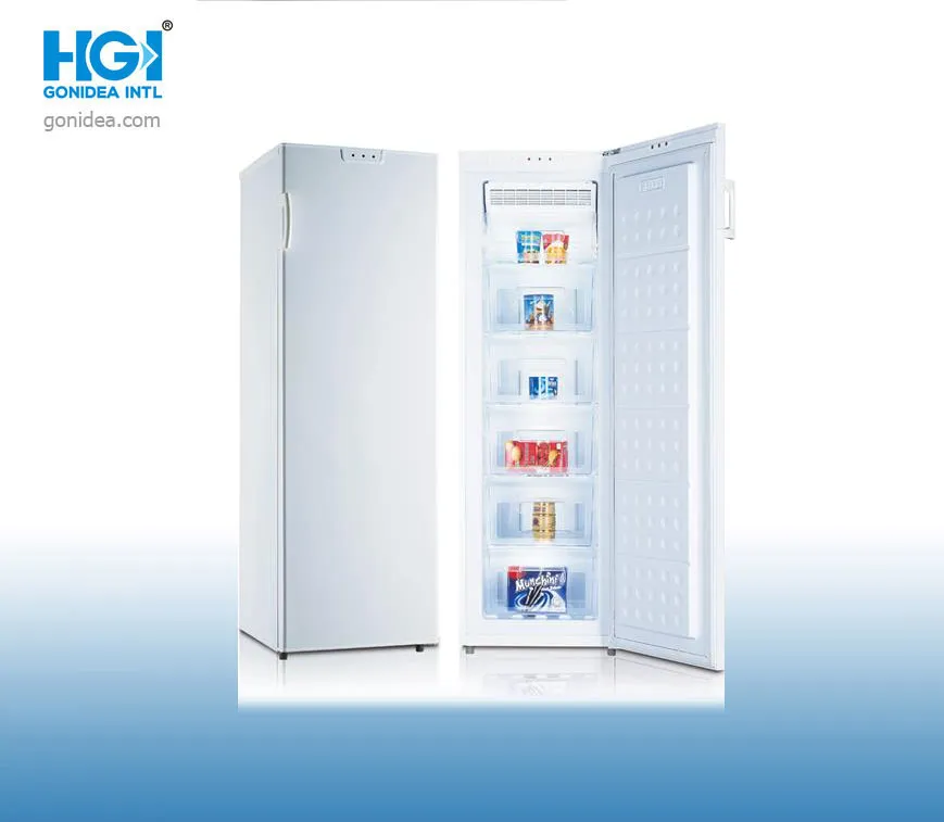 Small Portable Upright Freezer Single Door Deforst Refrigerator Bd-120