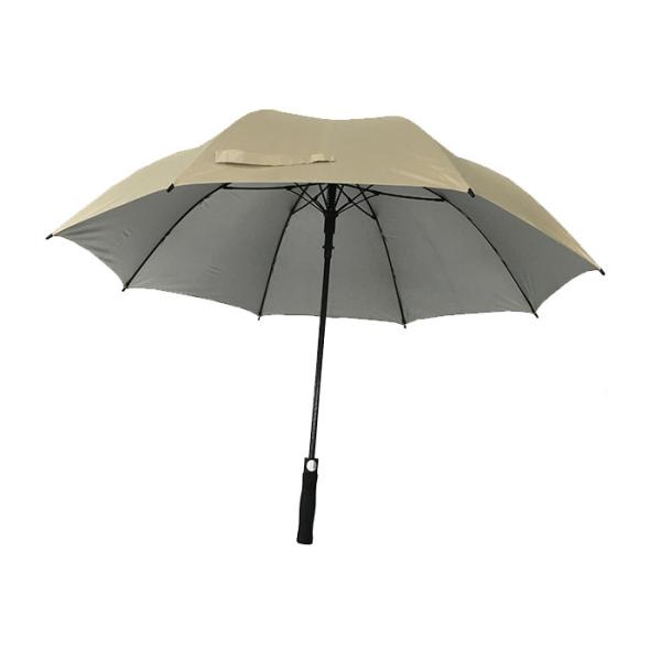 Manual Open Compact Golf Umbrella Storm Proof 27 Inch 8 Panels EVA Handle