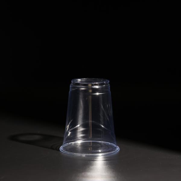 Leak Proof Lids PET Disposable Cup Clear Plastic Cold Drink Cup Customized Printing