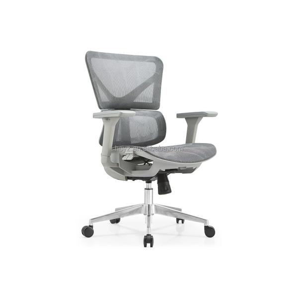 Mesh Fabric Executive Chair High End Swivel Office Chair with Adjustable Back Support
