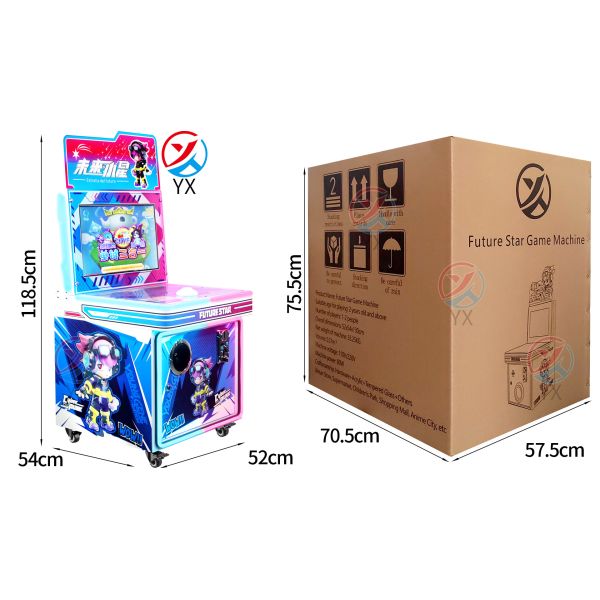 Factory-supplied Coin-operated Button Game Machine Children's Playground