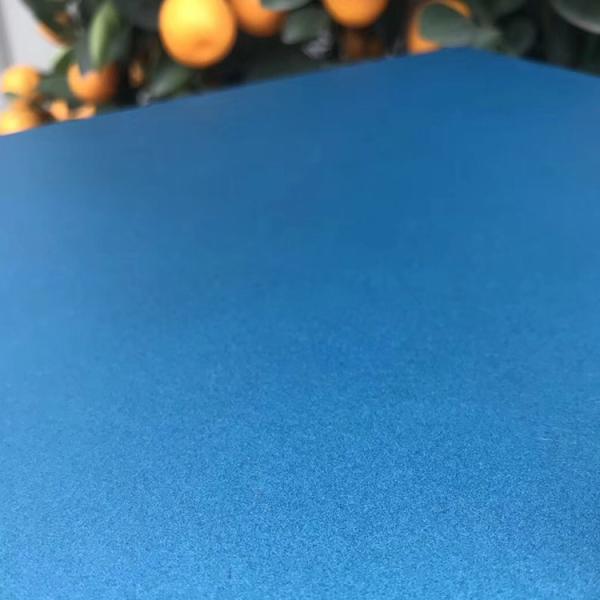 China Grand Metal Manufacturer Sky Blue Color Design 304 316 2MM Толстый нержавеющий сталь пескоструйный лист AFP Finish