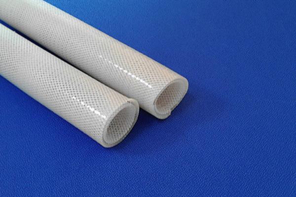 4-Ply Fabric / SS Wire Reinforced Silicone Tubing LFGB Approved For Medical