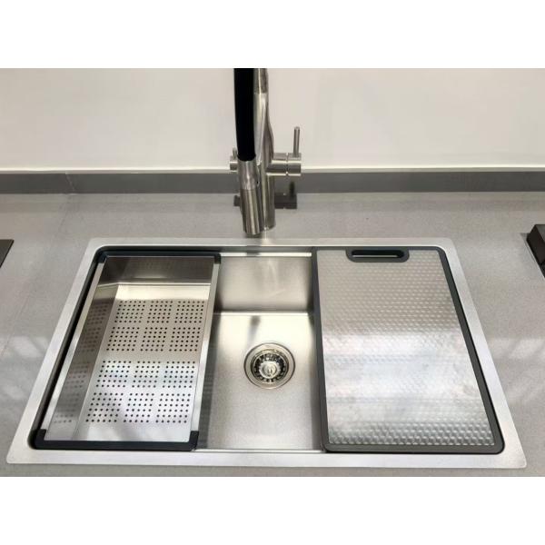 18/10 Nickel Steel Material Undermount Stainless Steel Single Bowl Sink with Required Overflow