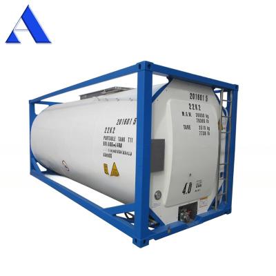 316L/SAN50028-7/WNr 1.4402/1.4404 Material 25000 Liters SS316L Vessel and Shell UN T11 20ft Ethanol ISO Tank Container