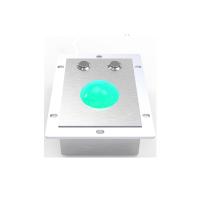 Boule de commande industrielle étanche Trackball de montage sur panneau de boule de lumière en résine de la souris 50mm