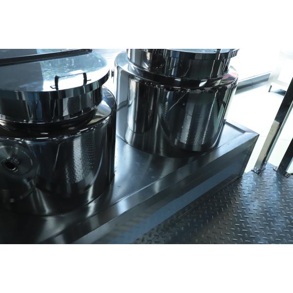 Customized Liquid Mixer Agitator With Vacuum System 30KW