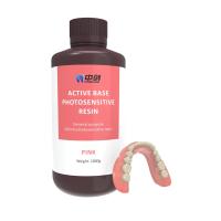 Base de próteses dentárias de aparência natural Resina biocompativel Conforto óptimo do paciente